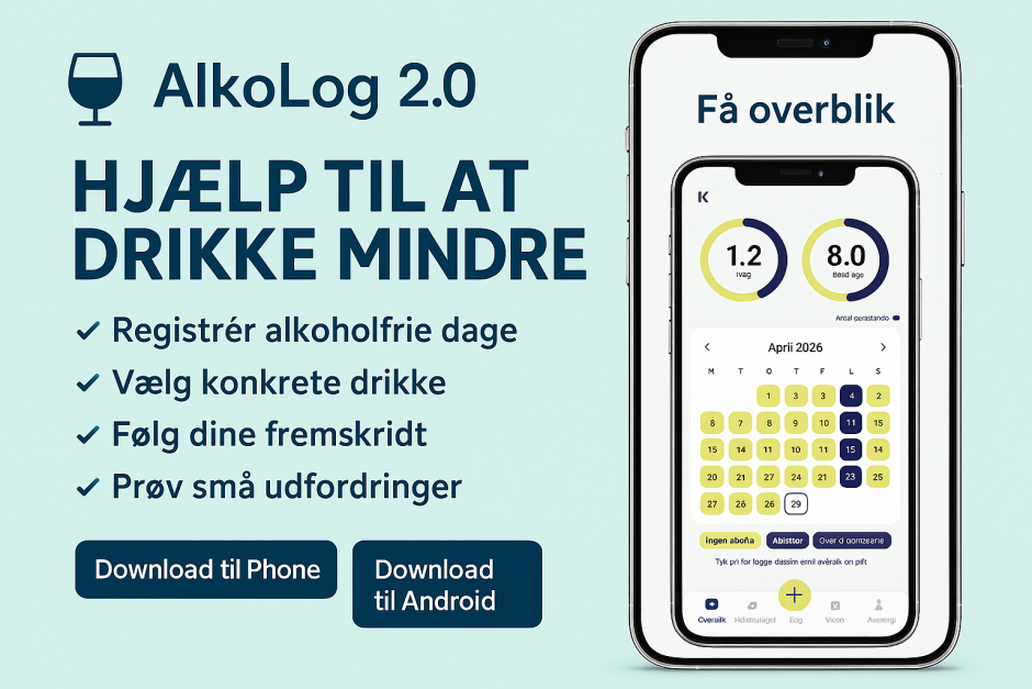 Få overblik over dit alkoholforbrug